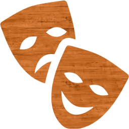 theatre masks icon