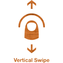 vertical swipe 2 icon