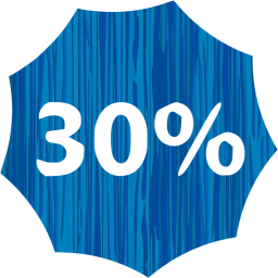 30 percent badge icon