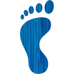 left footprint icon