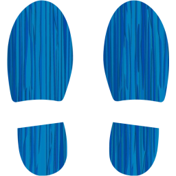 shoes footprints icon