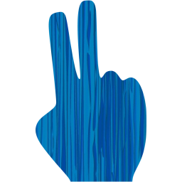 two fingers icon