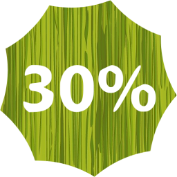 30 percent badge icon