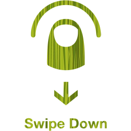 swipe down 2 icon