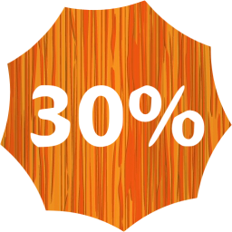 30 percent badge icon