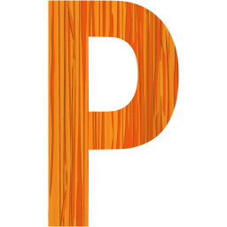 Sketchy orange  letter p  icon Free sketchy orange  letter 