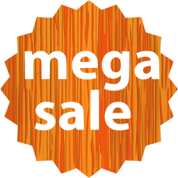 mega sale badge icon