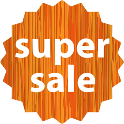 super sale badge icon