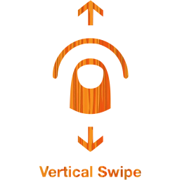 vertical swipe 2 icon