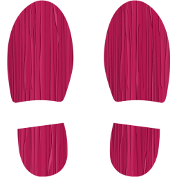 shoes footprints icon