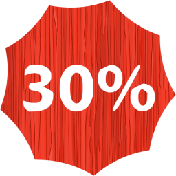 30 percent badge icon