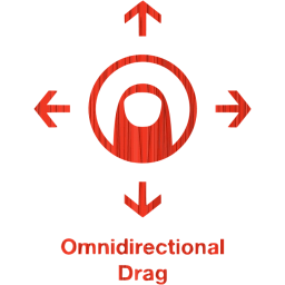 omnidirectional drag 2 icon