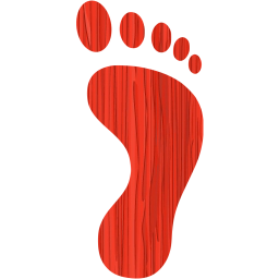 right footprint icon