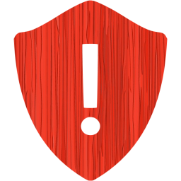 warning shield icon