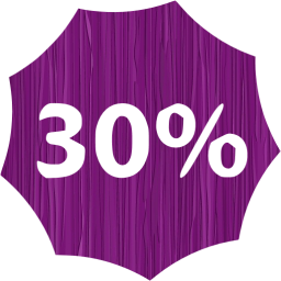 30 percent badge icon