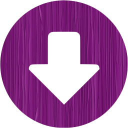 down circular icon