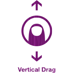 vertical drag 2 icon