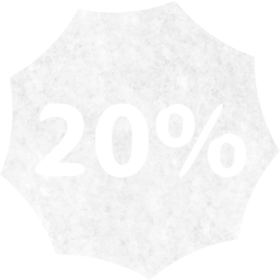 20 percent badge icon