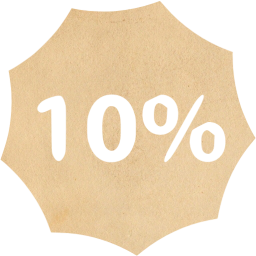 10 percent badge icon