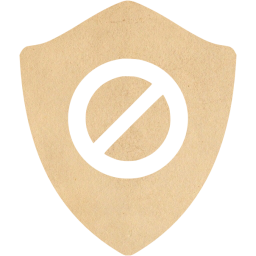 restriction shield icon