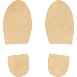 shoes footprints icon