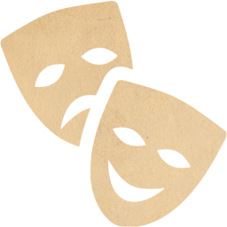 DRAMA Masks Make Your Own Pair of Comedy and Tragedy Paper Masks