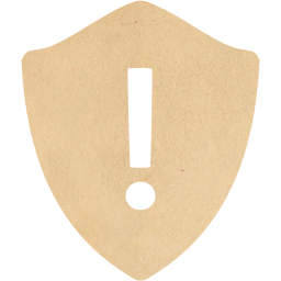 warning shield icon