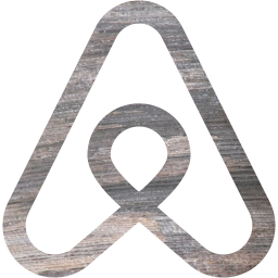 Weathered wood airbnb icon - Free weathered wood site logo icons