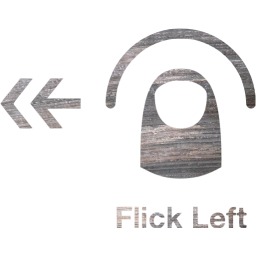 flick left 2 icon