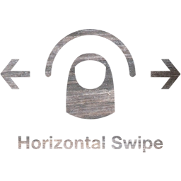 horizontal swipe 2 icon