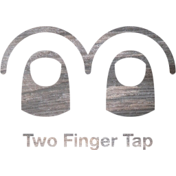 two finger tap 2 icon