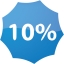 10 percent badge