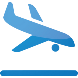 airplane landing icon