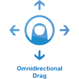 omnidirectional drag 2 icon