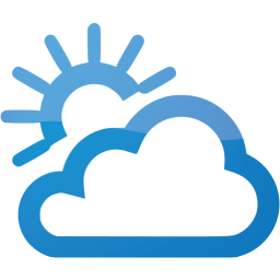 partly cloudy day icon