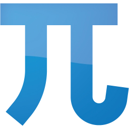 pi sign icon