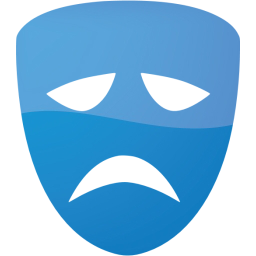 tragedy mask icon