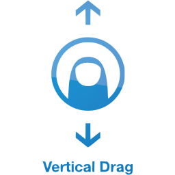 vertical drag 2 icon