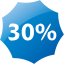 30 percent badge