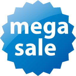 mega sale badge icon