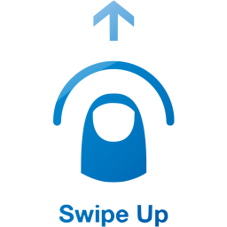 swipe up 2 icon