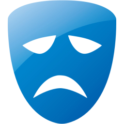 tragedy mask icon