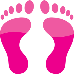 human footprints icon