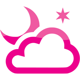 partly cloudy night icon