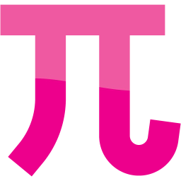 pi sign icon