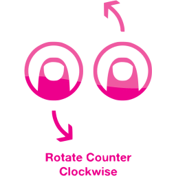 rotate counter clockwise 2 icon