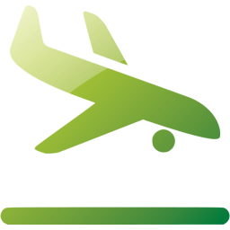 airplane landing icon