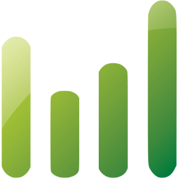 bar chart 6 icon