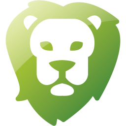 Web 2 Green Lion Icon Free Web 2 Green Animal Icons Web 2 Green Icon Set
