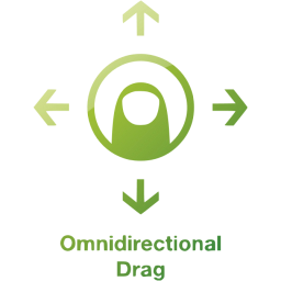 omnidirectional drag 2 icon